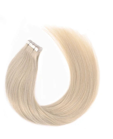 100% Natural Remy Mini Tape In Hair Extensions – 12" to 24" Straight, Ombre & Balayage Colors, Reusable