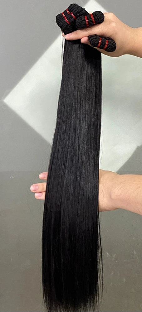 Virgin Straight Human Hair Bundles – Sleek, Smooth & Versatile