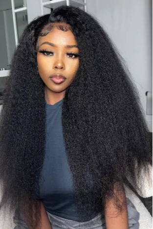 UNice Kinky Straight Hair Bundles – 100% Virgin Human Hair Extensions, Double Weft