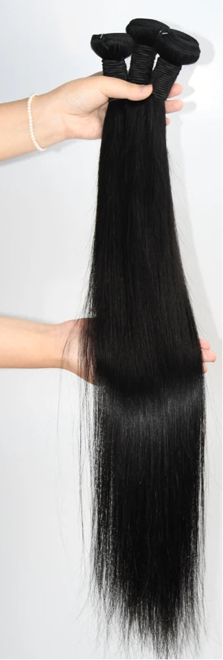 Sleek Peruvian Straight Human Hair Bundles – 100% Virgin Hair, No Tangle, No Shedding