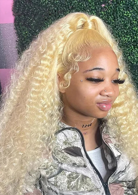 Deep Wave Human Hair Weaving Extensions - 100% Human Hair, Can Be Permed, Suitable for All Dying Colors