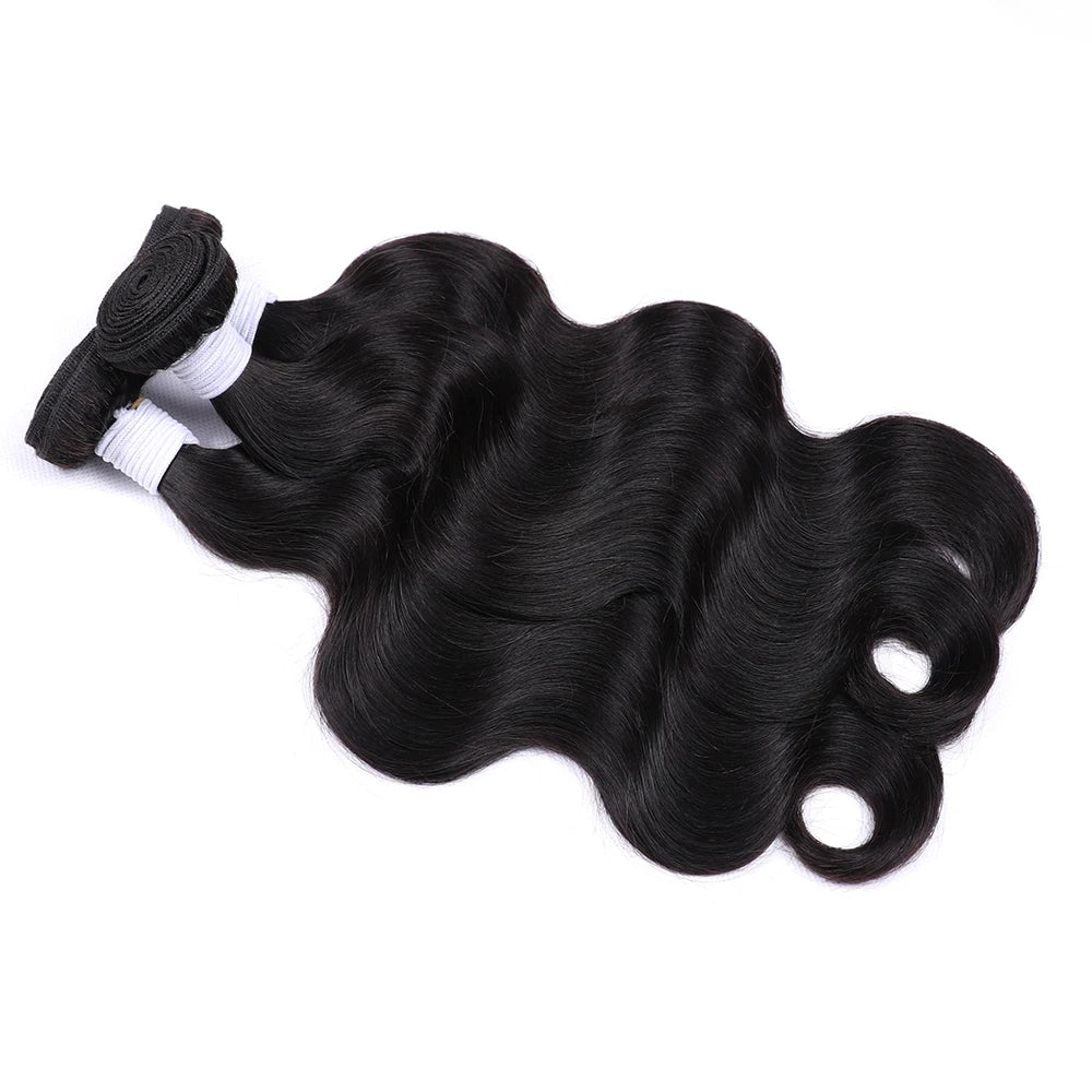 100% Human Hair Body Wave Weaving – Soft, Natural, and Dyeable Hair Extensions for All Styles
