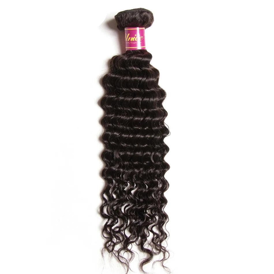 Premium Deep Wave Human Hair Extensions – Natural, Chemical-Free, and Dye-Friendly