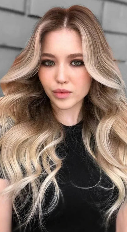 100% Natural Remy Mini Tape In Hair Extensions – 12" to 24" Straight, Ombre & Balayage Colors, Reusable