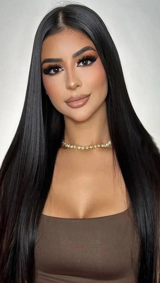 Virgin Straight Human Hair Weaving Extensions - 50g Per Bundle, Dye & Perm Ready