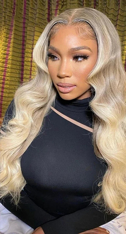 Body Wave T-Part Synthetic Wig – Glueless Transparent Lace Daily Wear Wig