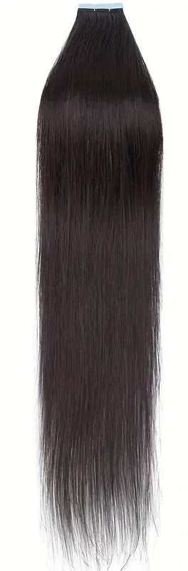VeSunny Tape-In Hair Extensions | 18-24 Inches, Straight, 100% Real Human Hair, Bulk 20 Pieces