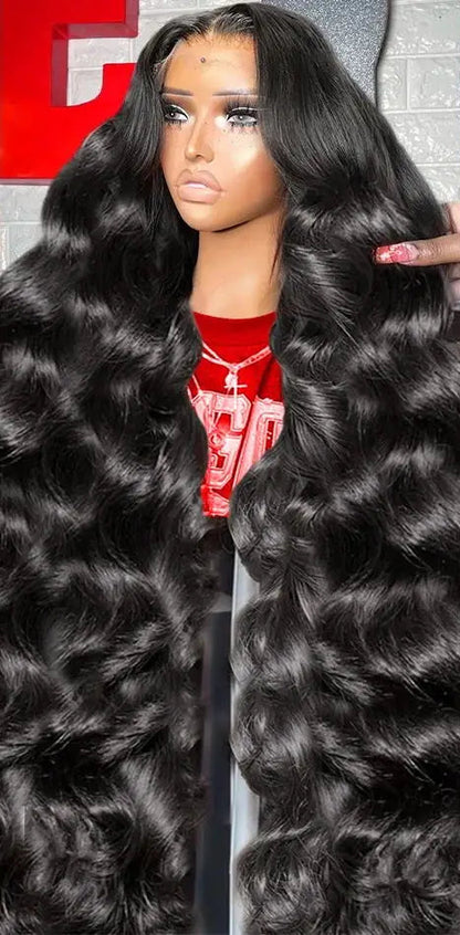 Premium Lace Front Body Wave Human Hair Wig – Long 26"+ Length, 100% Virgin Hair, Transparent Swiss Lace, Natural Pre-Plucked Hairline