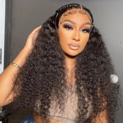 Long Deep Wave Lace Front Wig – 360 Full Lace, 13x6 Deep Part, Transparent Lace