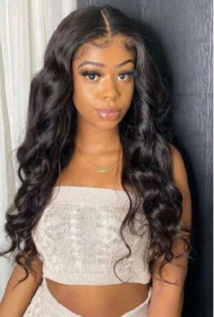 Premium Body Wave Human Hair Bundles – 3/4 Bundles, Natural Black, No Shedding, Can Be Dyed and Bleached