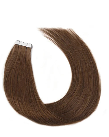 100% Natural Remy Mini Tape In Hair Extensions – 12" to 24" Straight, Ombre & Balayage Colors, Reusable
