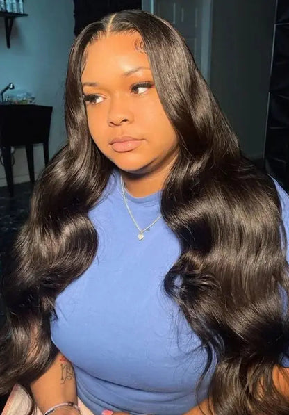 Body Wave Lace Front Wig – 13x6, 4x4, 360 Lace Options, Transparent Swiss Lace, 26+ Inches Long