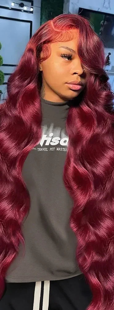 Body Wave Lace Front Wig – Transparent Swiss Lace, 100% Human Hair, Perfect for Darker Dyes