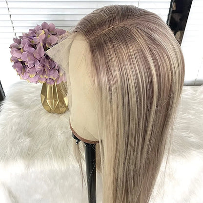 Curly T-Part Glueless Synthetic Lace Wig for Women – Natural Light Brown Lace, Comfortable & Affordable