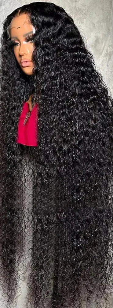 26-Inch Deep Wave Lace Front Wig – 100% Human Hair