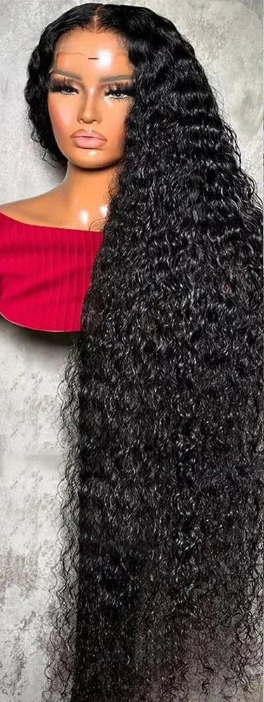 26-Inch Deep Wave Lace Front Wig – 100% Human Hair