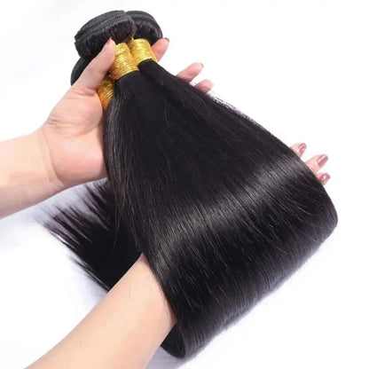 12A Grade Silky Straight Virgin Hair Bundles - 100% Human Hair Weave Extensions