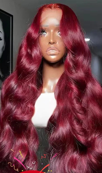 Body Wave Lace Front Wig – Transparent Swiss Lace, 100% Human Hair, Perfect for Darker Dyes