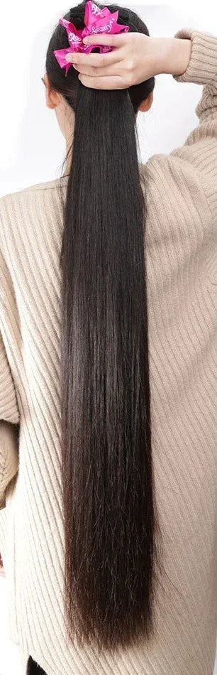 Premium Straight Human Hair Bundles – 100% Virgin Hair Extensions for Sleek Styles