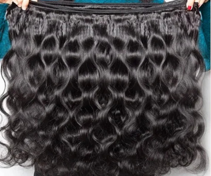 Premium Body Wave Human Hair Bundles – Natural, Machine Double Weft, Can Be Permed, No Chemical Processing