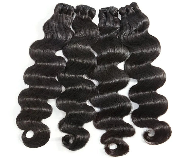 Premium Body Wave Human Hair Extensions - Natural, Chemical-Free & Versatile