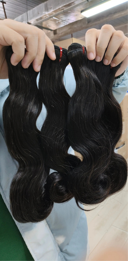 Premium Vietnamese 16A Body Wave Virgin Hair Bundles – Double Drawn, Unprocessed, 3x Lifespan, 16-30 Inch