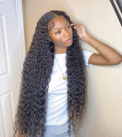 Premium Water Wave Curly Human Hair Bundles – 100% Virgin, Soft & Silky, Double Weft, 1-4 Bundle Deals