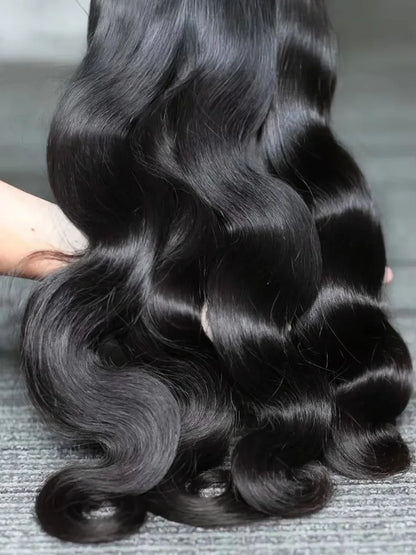 Premium Body Wave Human Hair Bundles – No Shedding, Soft & Natural Texture, Ideal for Weaving