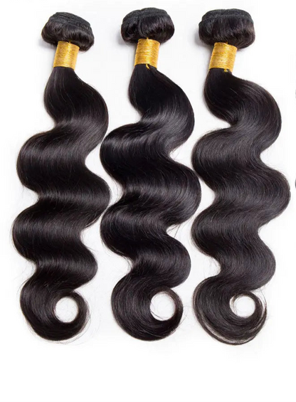 Peruvian Body Wave Bundles with Lace Frontal Closure – Natural, Versatile, and Premium Quality