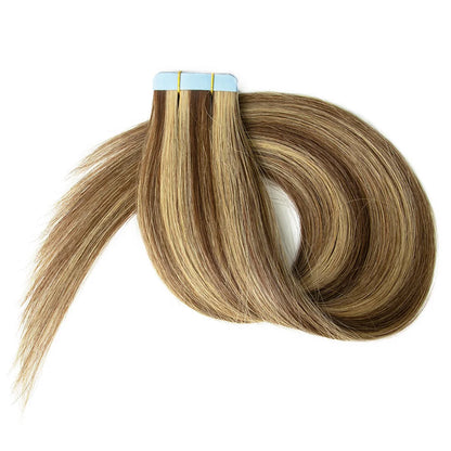 Premium Straight Tape-In Hair Extensions – 2g/pc, 100% Natural Human Hair for Length & Volume