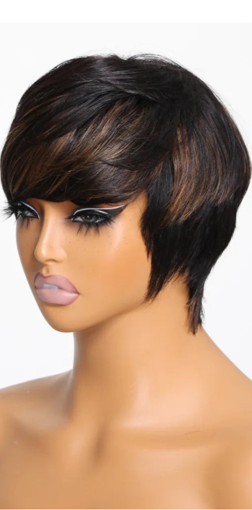 Natural Wavy Wig – 100% Human Hair, Soft Waves with Premium Quality