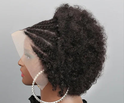 Kinky Curly 13x4 Lace Wig – 4-16 Inch, Swiss Lace, Human Hair, Transparent Lace, Permable, No Chemicals
