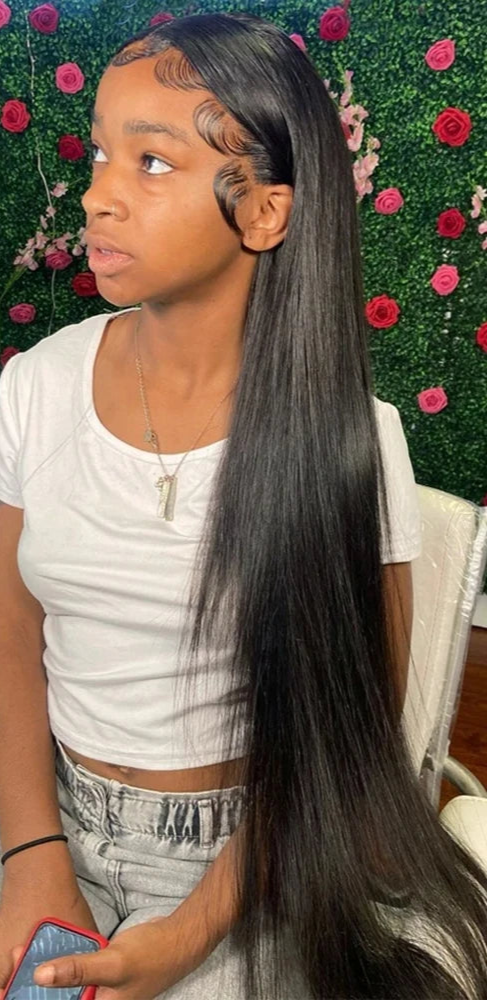 Premium 100% Straight Human Hair Bundles – Unprocessed Natural Hair Extensions (10-40 Inch)