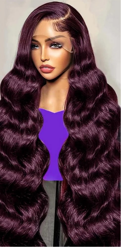 Body Wave Lace Front Synthetic Wig – Natural Look, Heat-Resistant Fiber