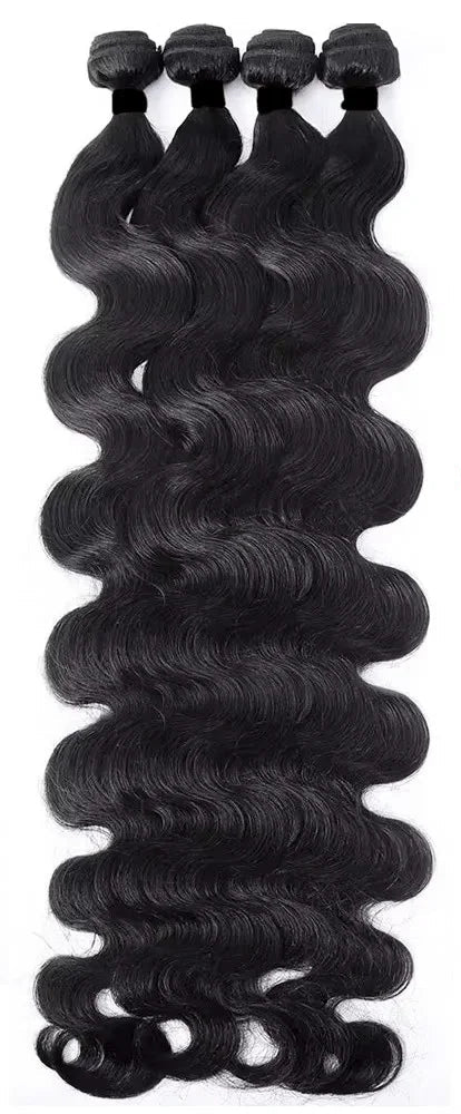 Premium Body Wave Human Hair Bundles – No Shedding, Soft & Natural Texture, Ideal for Weaving