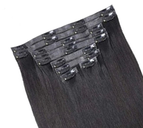 Virgin Straight Human Hair Extensions – Chemical-Free, Permable & Dye-Friendly | 10pcs Set