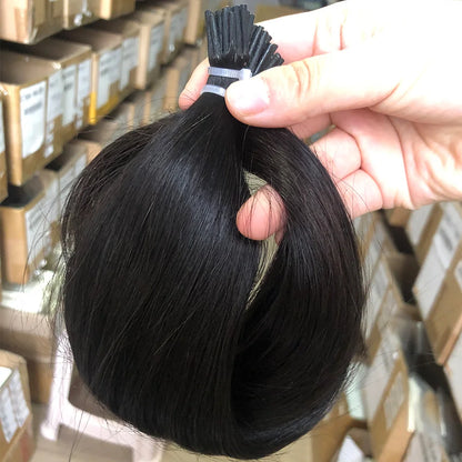 Premium Straight Hair Strands – 0.6g Each, Chemical-Free & Lightweight