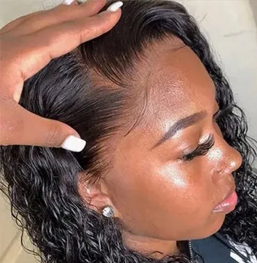 26-Inch Deep Wave Lace Front & Closure Wig – Hair, Transparent Lace, Natural Look