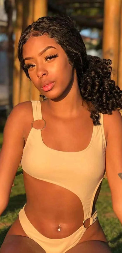 V Part Afro Curly Wig - 26+ Inch, High Temp Fiber, No Glue, Easy Install, 250% Density, Lightweight