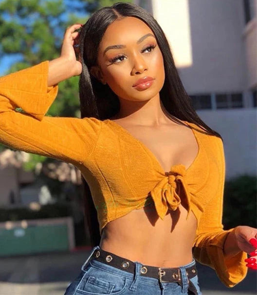 100% Straight Human Hair Extensions - Acid-Processed, Perm & Dye Ready for Darker Colors