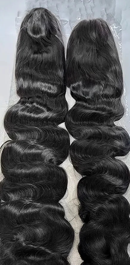 Long 26+ Inch Body Wave HD Lace 360 Lace Frontal Wig – Transparent Swiss Lace, 100% Human Hair