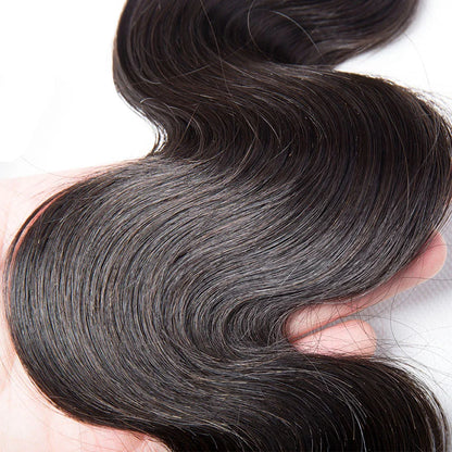 Premium Body Wave Human Hair Bundles - 100% Hair, Machine Double Weft, Dye & Perm Ready