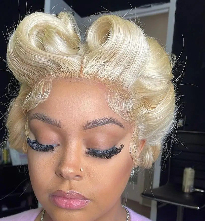 26-Inch Long Virgin Human Hair Wig – Dyeable, Permable, and Natural Virgin Hair