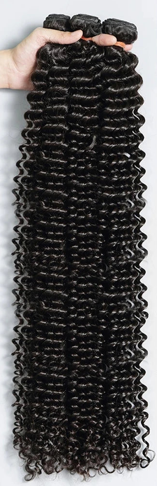 Premium Water Wave Curly Human Hair Bundles – 100% Virgin, Soft & Silky, Double Weft, 1-4 Bundle Deals