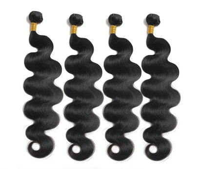 Premium Body Wave Human Hair Bundles – Double Weft, Sew-In, 100% Virgin Hair Extensions