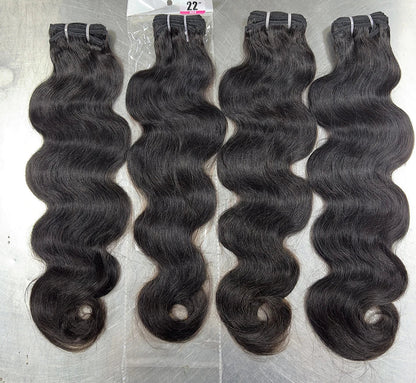 12A Malaysian Body Wave Virgin Hair Bundles - Natural Black, Soft & Long-Lasting