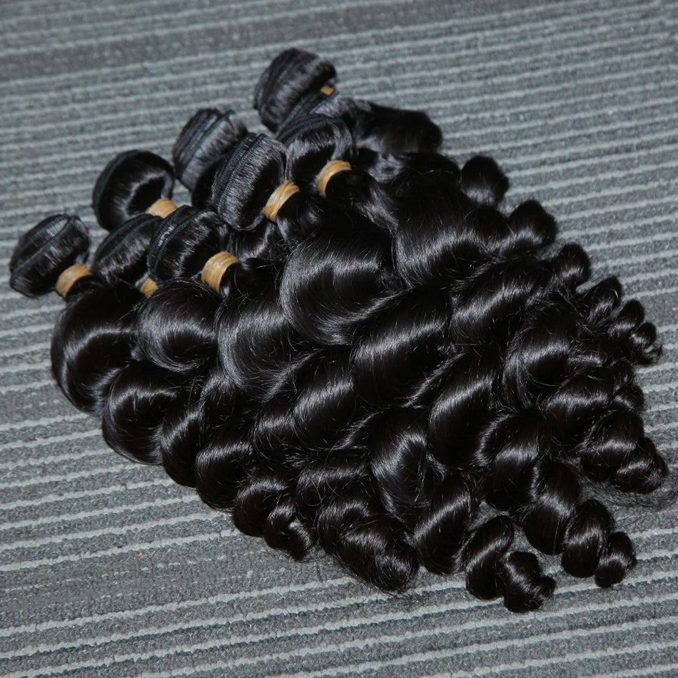Premium Loose Wave Human Hair Bundles – Soft, Natural, and Versatile