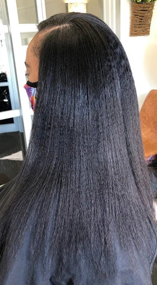 MRSHAIR Kinky Straight Tape-In Hair Extensions | 100% Human Hair | Natural, Reusable & Long-Lasting