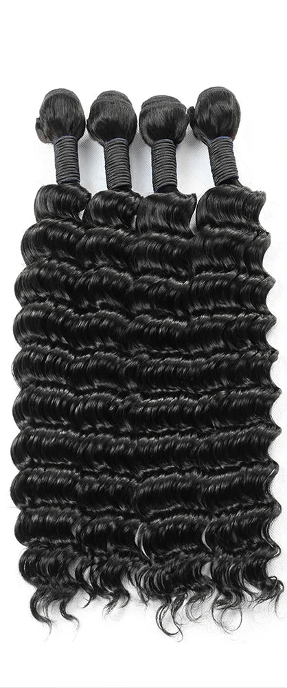 Premium Deep Wave Human Hair Extensions – Natural Texture & Long-Lasting Quality