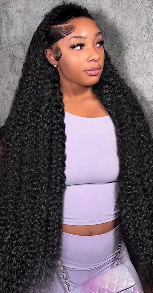 Deep Wave Hair Bundles - 100% Human Hair Extensions, Natural Color, Machine Double Weft